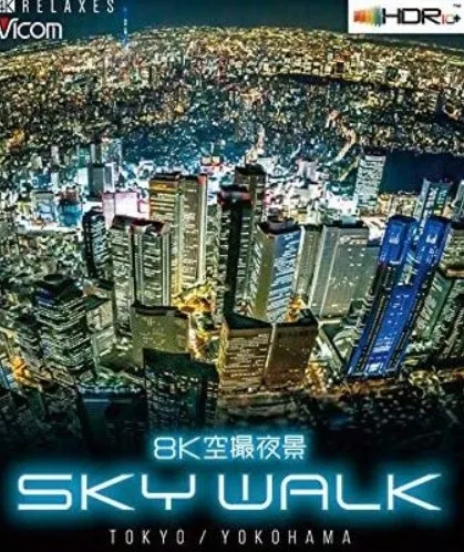 8K空摄夜景：东京与横滨的空中漫步